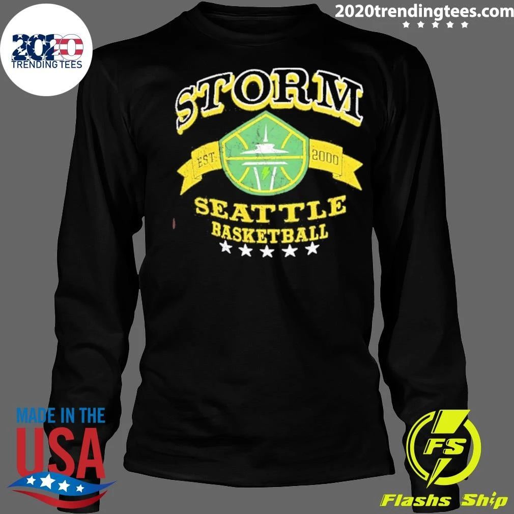 Storm Est 2000 Seattle Basketball Wnba Shirt