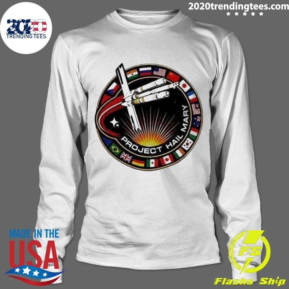 Project Hail Mary Mission Patch Ringer Shirt