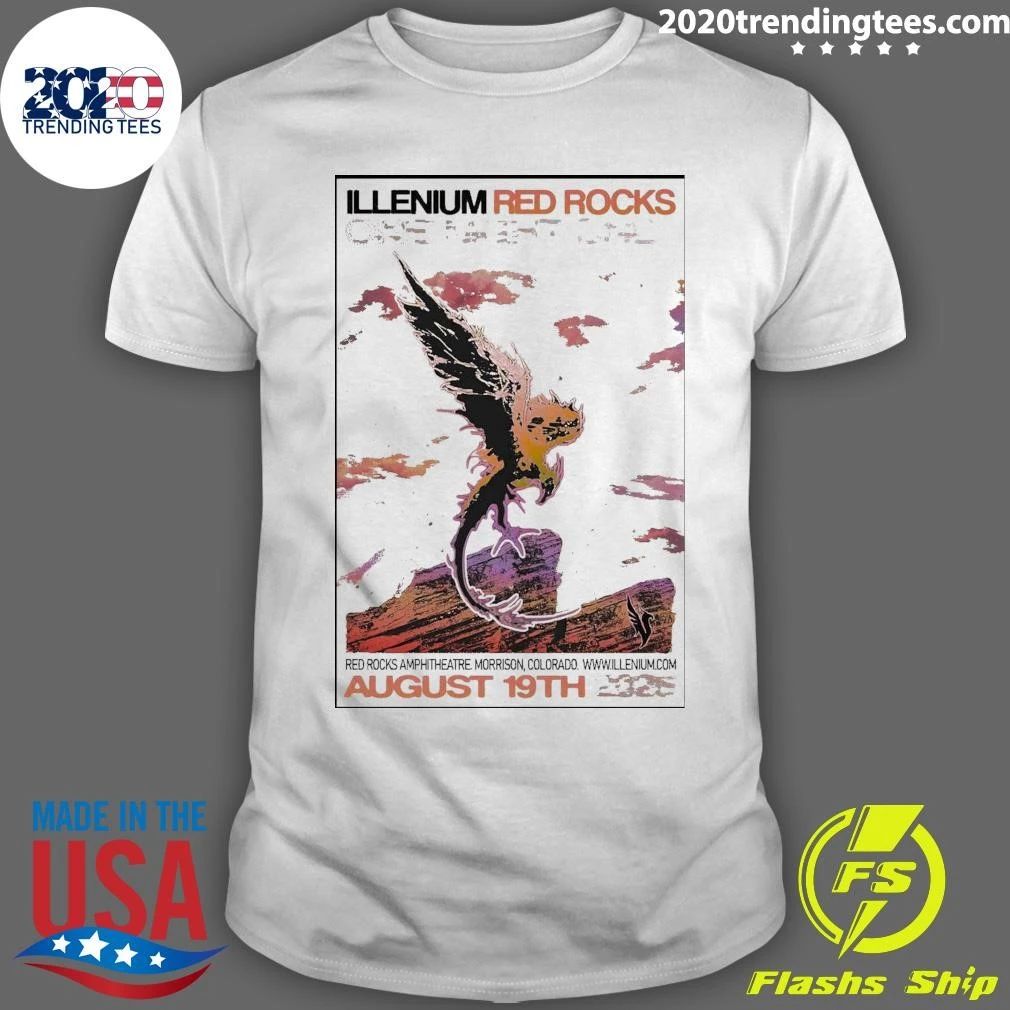 Illenium Red Rocks Aug 19th 2026 Shirt