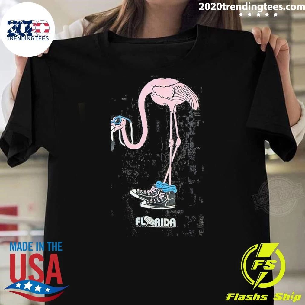 Florida 1986 Pink Flamingo Vintage Shirt