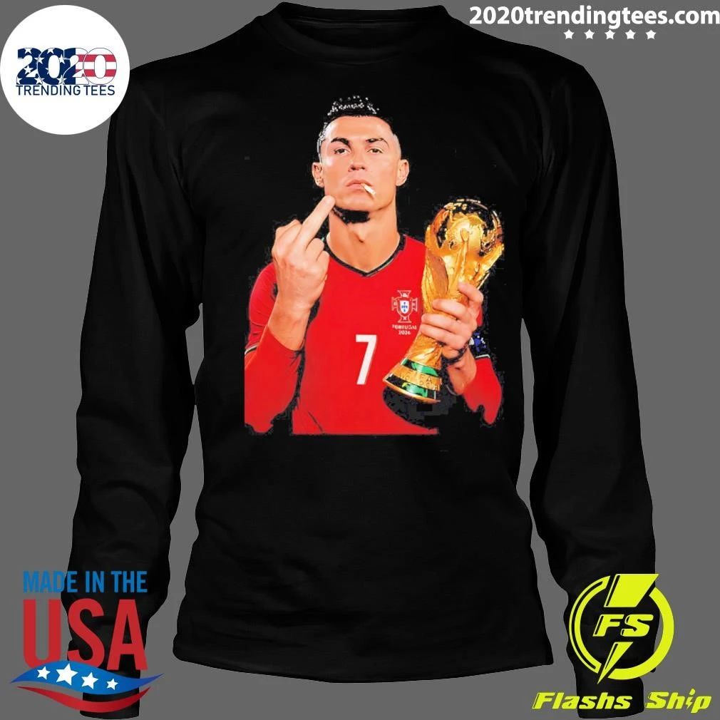 Cristiano Ronaldo Middle Finger Shirt
