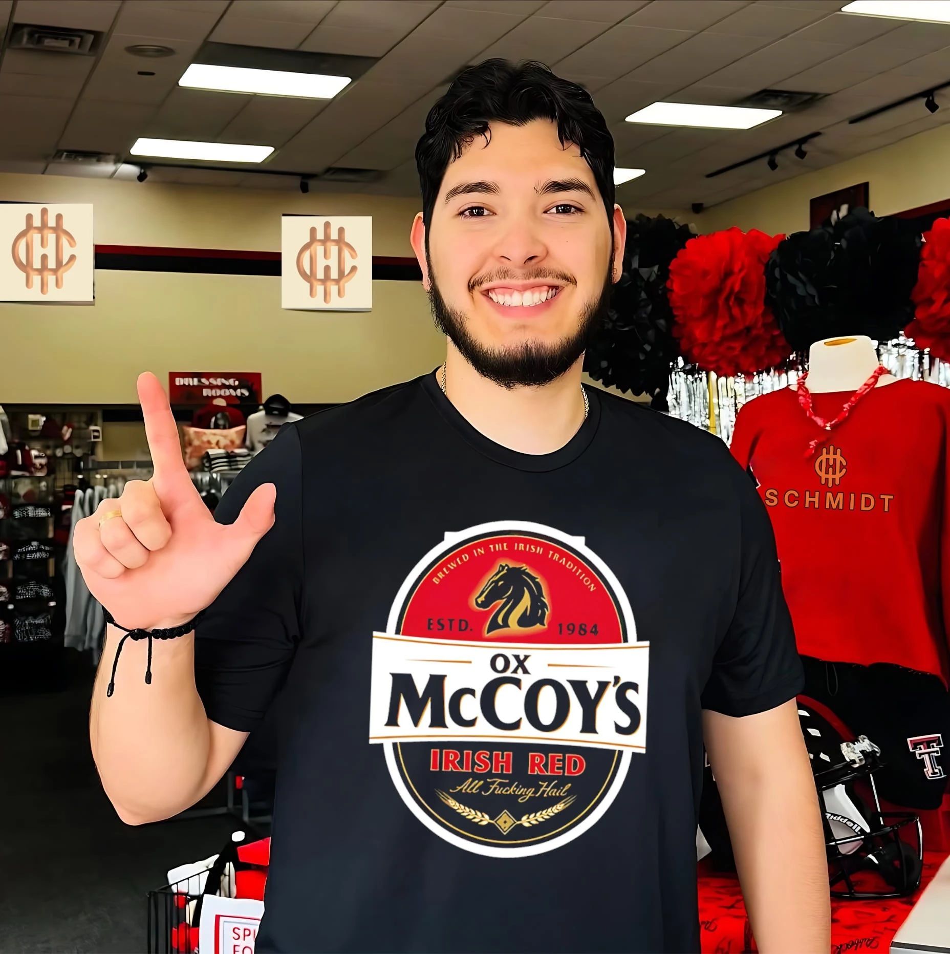 Ox McCoy Irish Red vintage shirt
