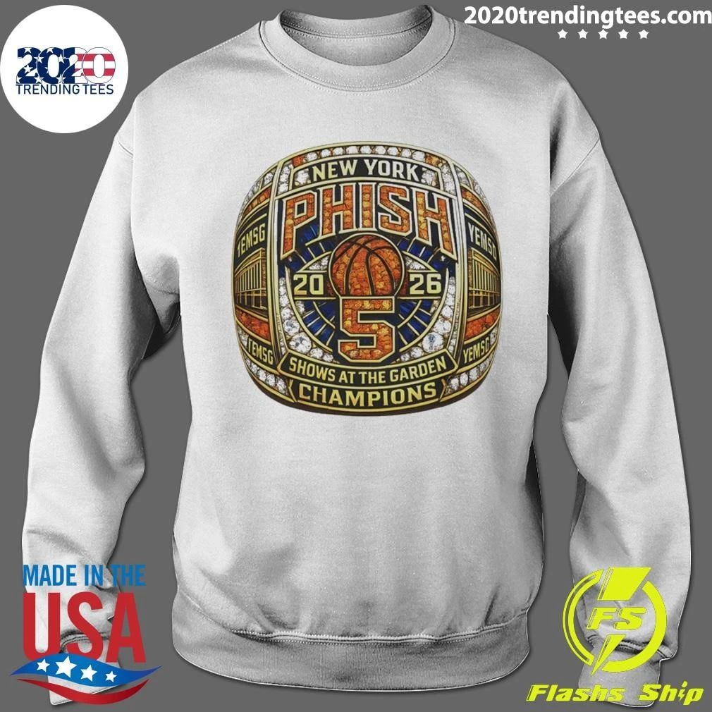 Phish Championship Ring New York 2026 Shows At The Garden Shirt