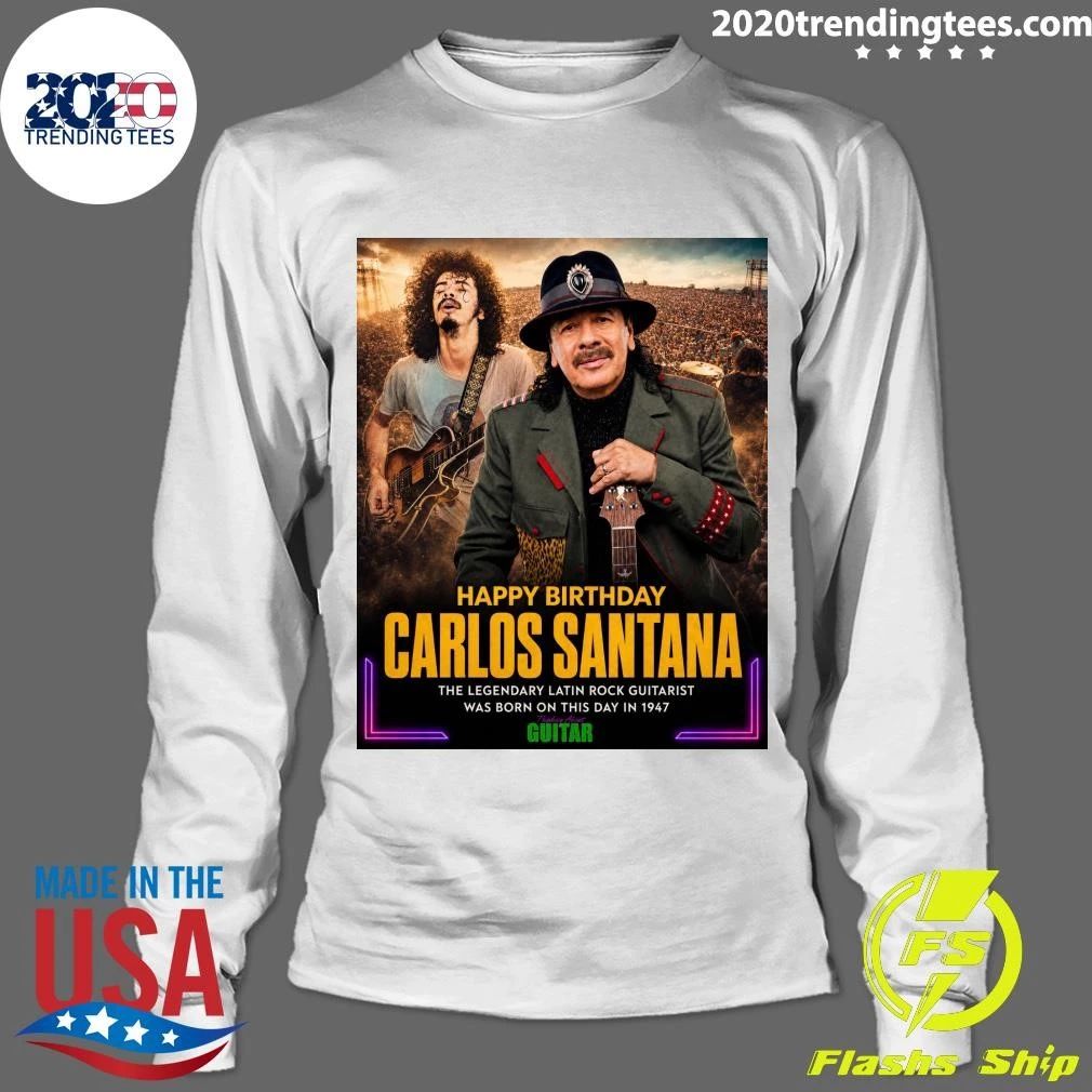 Happy 79th birthday to the legendary Carlos Santana Shirt