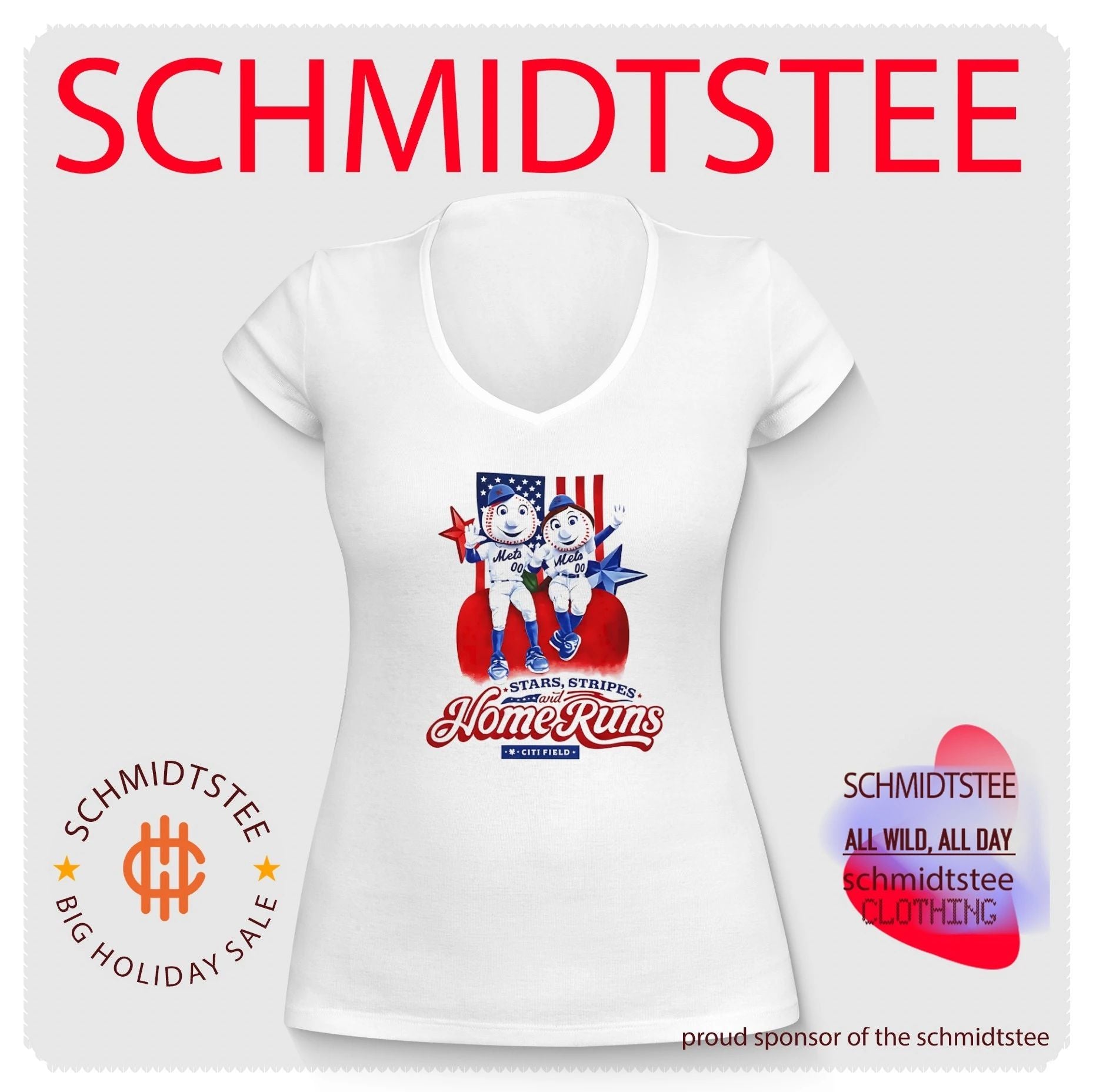 New York Mets Stars Stripes And Home Runs Shirt