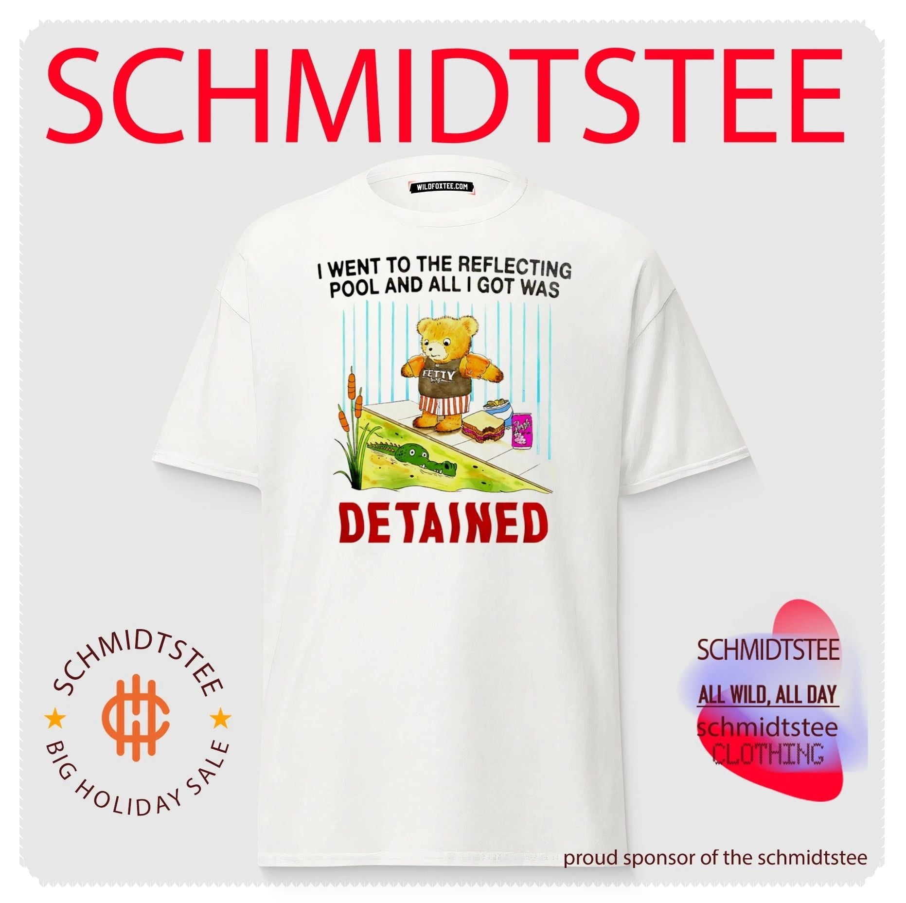 I Went to the Reflecting Pool and All I Got Was Detained shirt