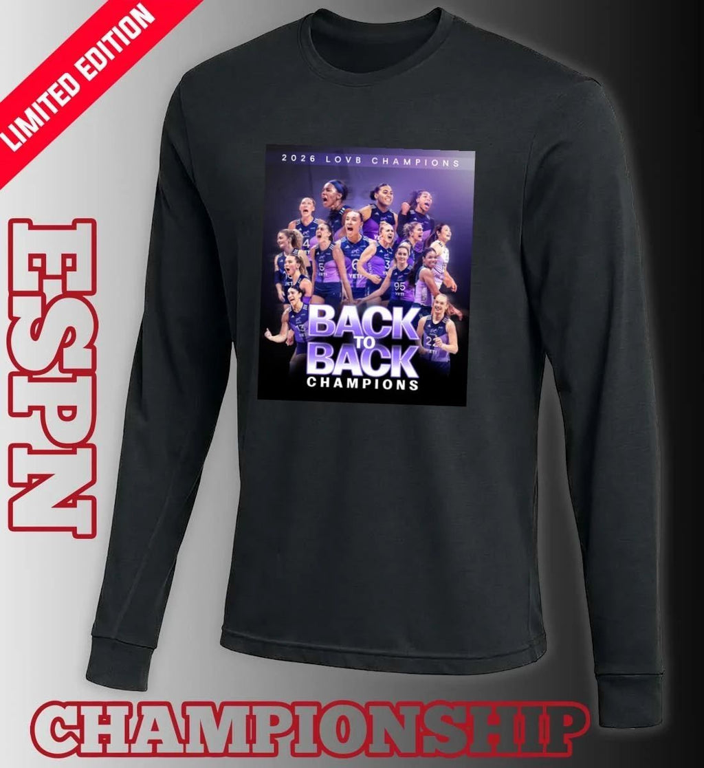 LOVB Austin Back 2 Back League One Volleyball Champions Shirt