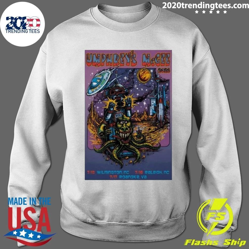 Umphrey’s McGee July 15-17 2026 Raleigh NC Shirt