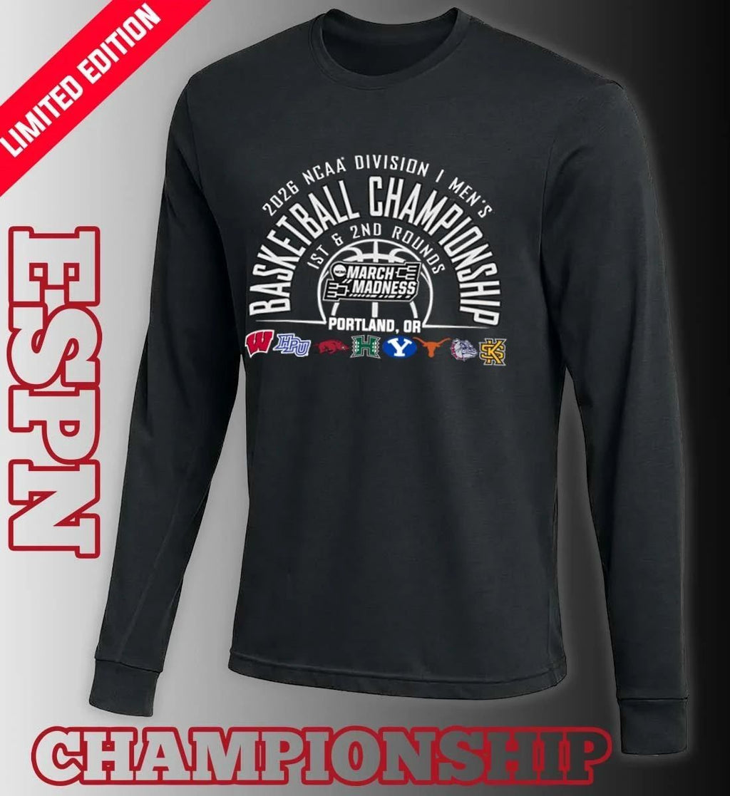 Portland Regional 2026 NCAA DI Men’s Basketball Championship T-Shirt
