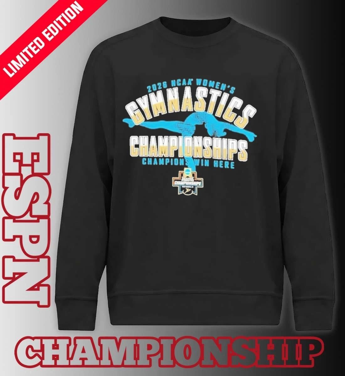 2026 NCAA Women’s Gymnastics Championship Fort Worth TX April 16 -18 Champions T-Shirt