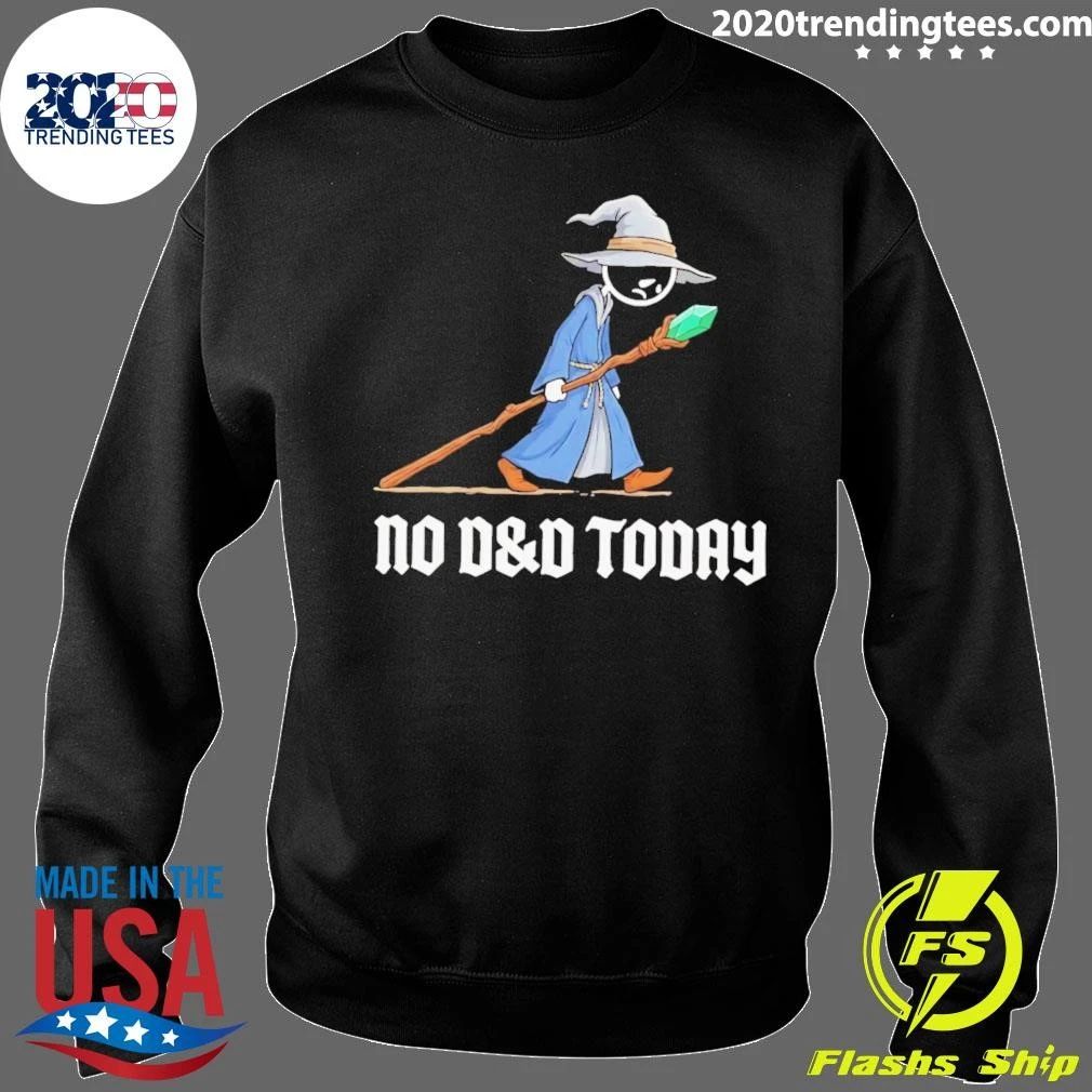 No D&d Today Wizard Cartoon Shirt