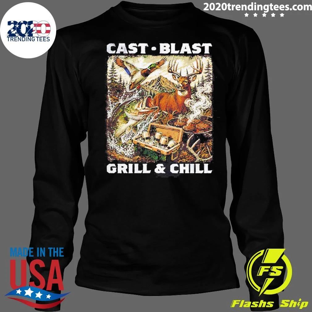 Cast Blast Grill & Chill Vintage Shirt