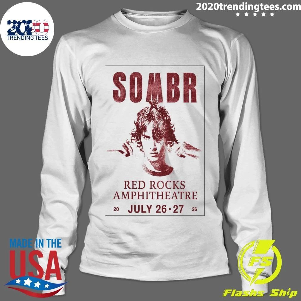 Sombr 2026 Red Rocks Shirt