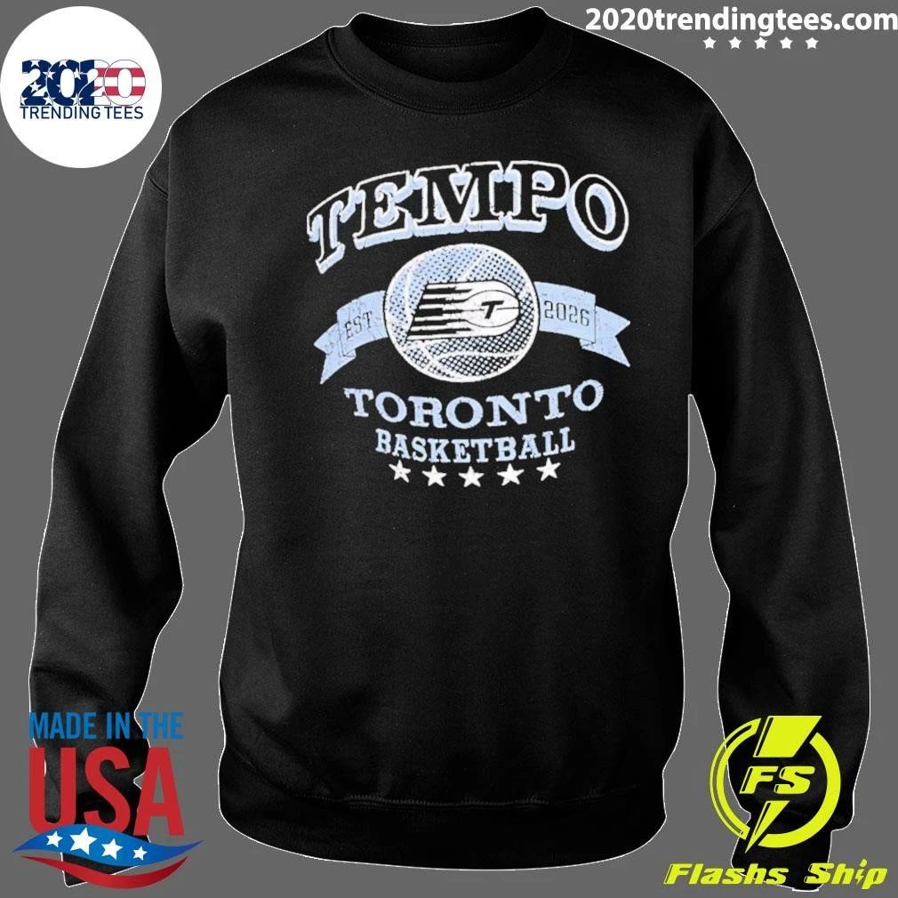 Tempo Est 2026 Toronto Basketball Shirt