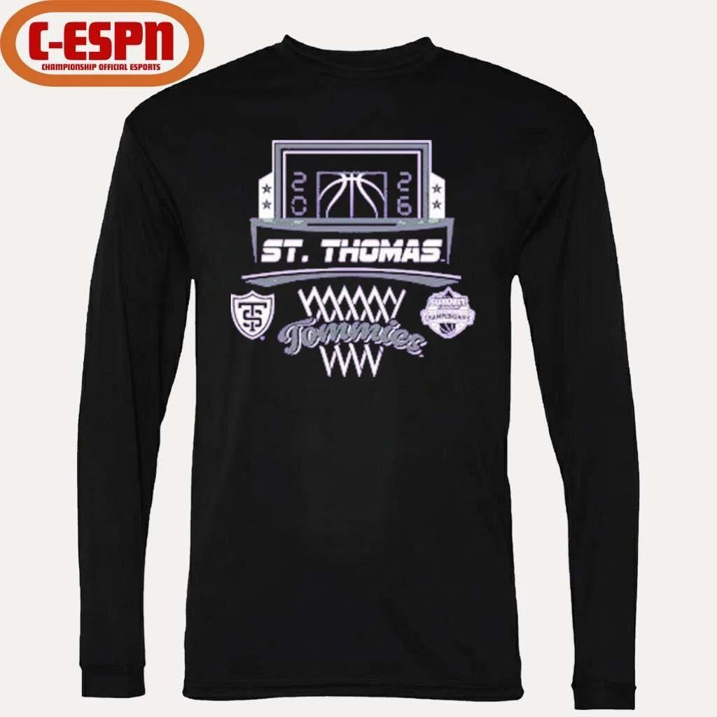 St Thomas Tommies Basketball 2026 The Summit League Championship Shirt