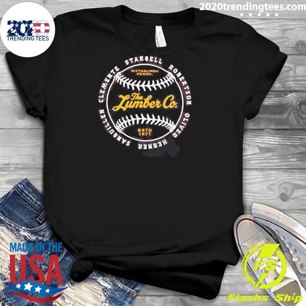 The Lumber Co 1971 Pittsburgh Pirates Baseball Shirt