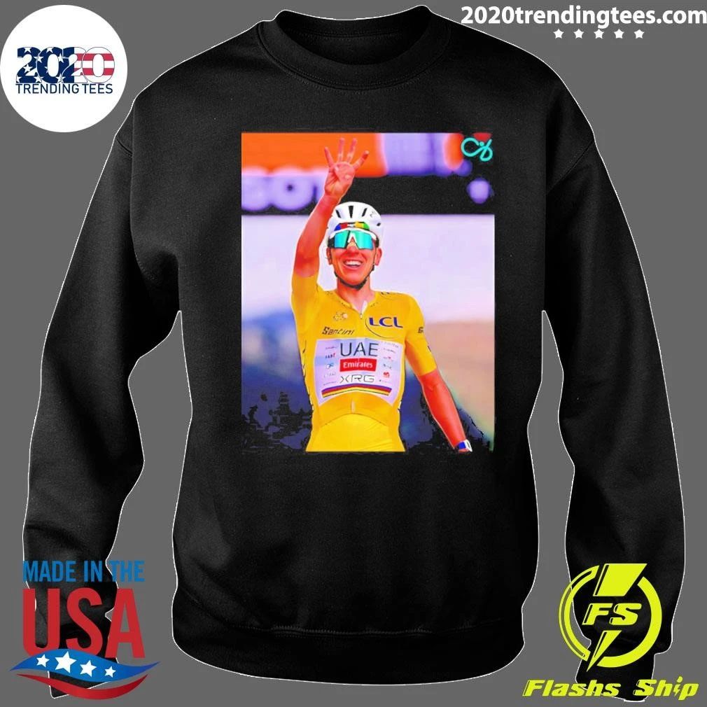 Tadej Pogačar 2026 4 Time Champions Funny Shirt