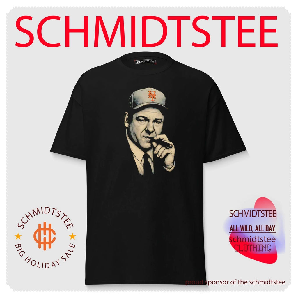 Tony Soprano New York Mets smoking cigar vintage shirt