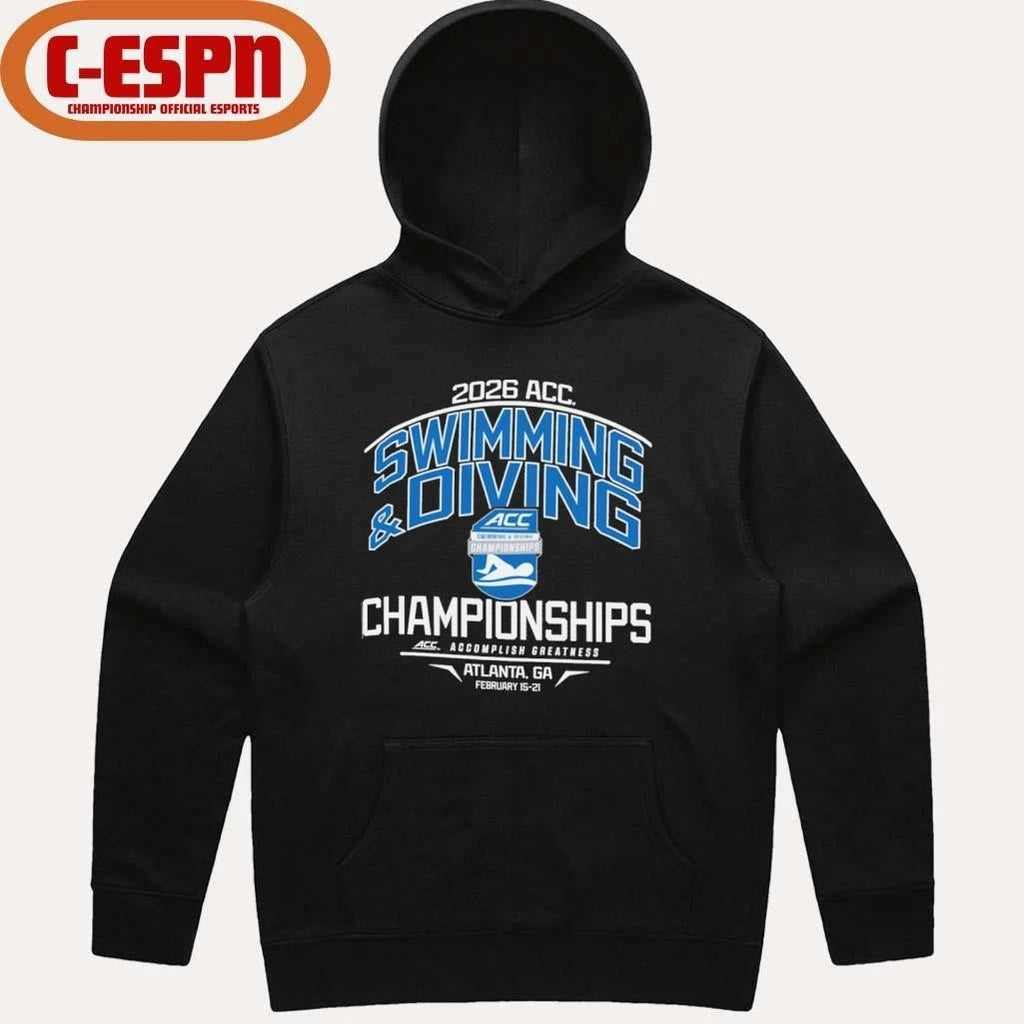 2026 Atlantic Coast Conference Men’s & Women’s Swimming & Diving Championships Shirt