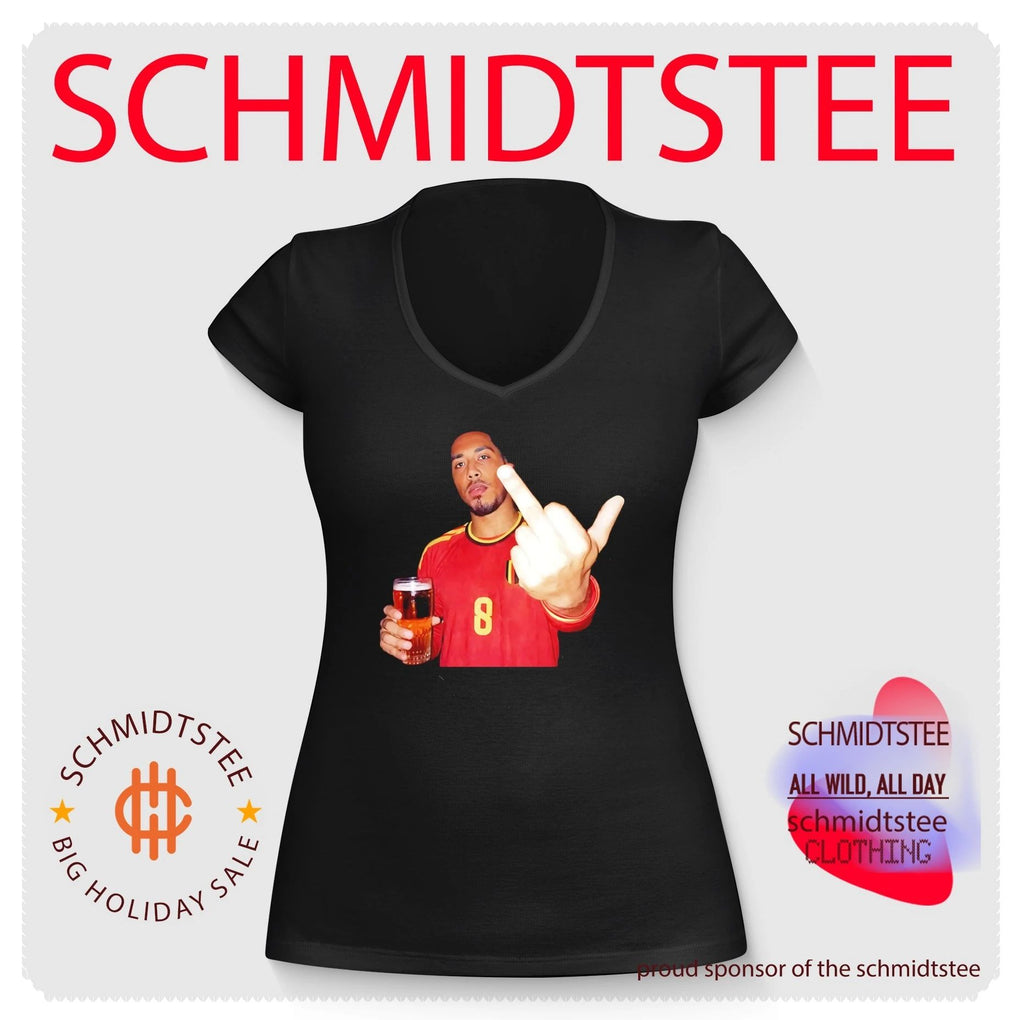 Youri Tielemans Belgium Fc middle finger and beer shirt