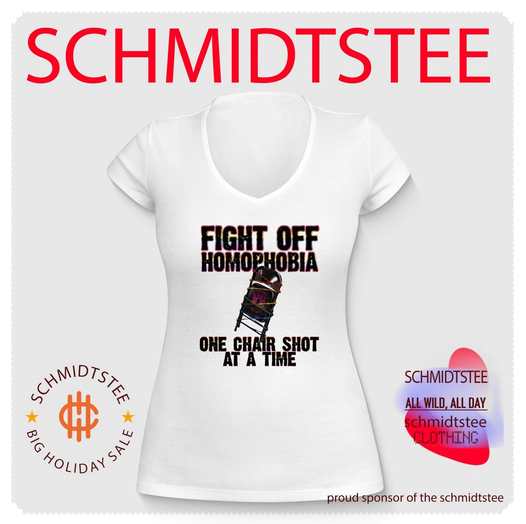 Fight off homophobia one chair shot at a time shirt