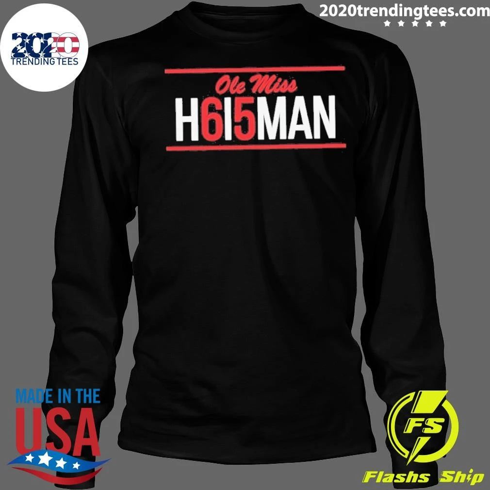 Ole Miss H615MAN Heisman College Football Shirt
