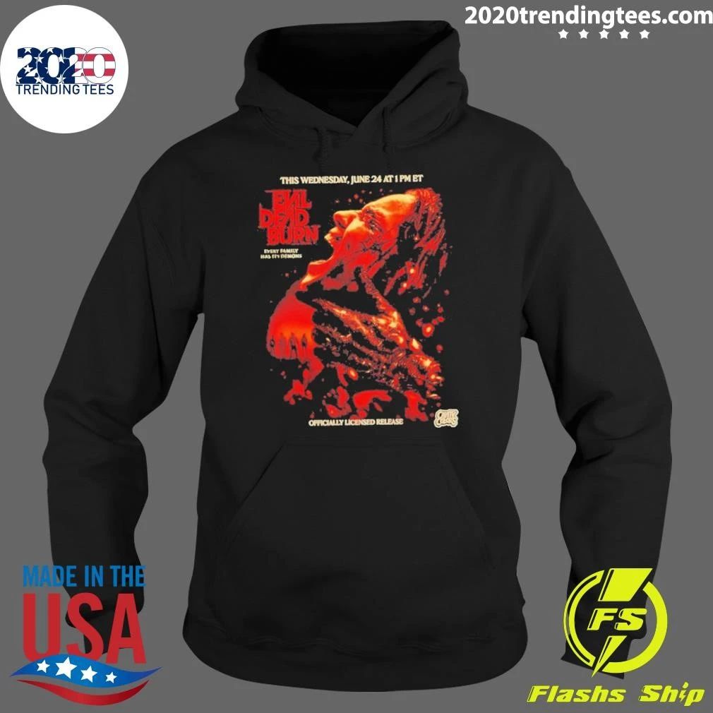 Evil Dead Burn Every Family Has Its Demons Shirt