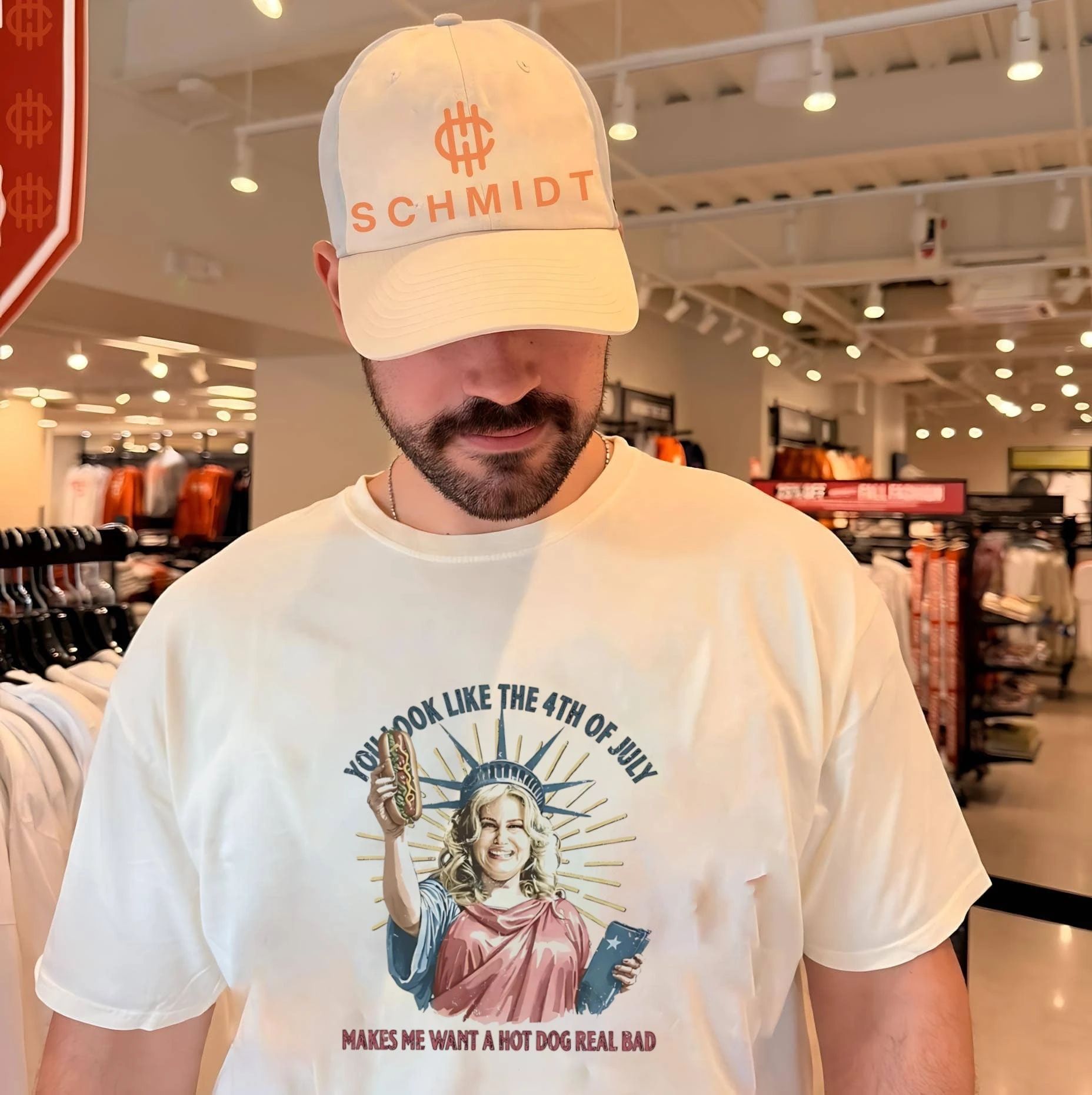 You look like the 4th of July makes me want a hot dog real bad vintage shirt