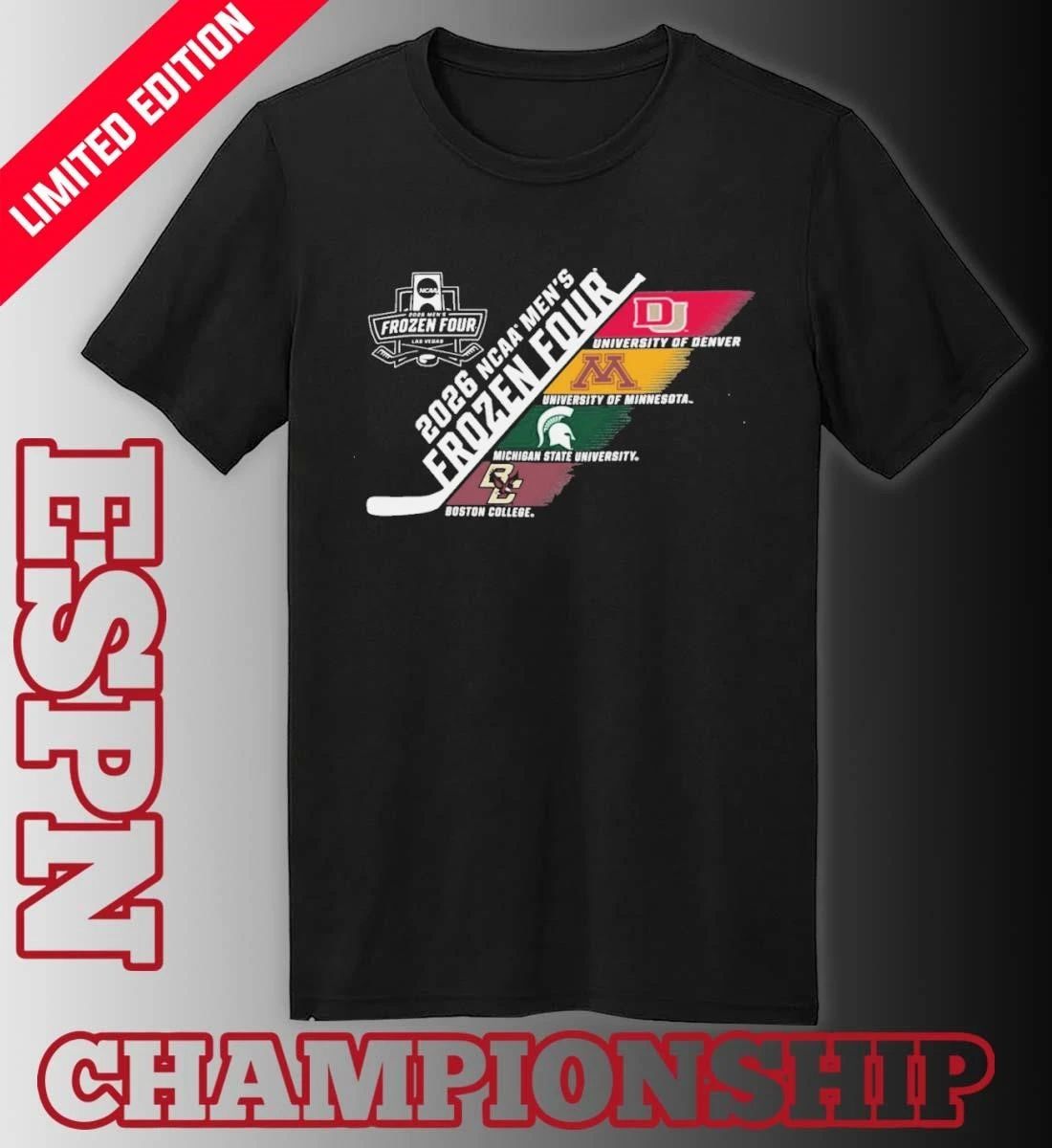 NCAA Men’s Frozen Four 4 Teams 2026 Las Vegas Shirt