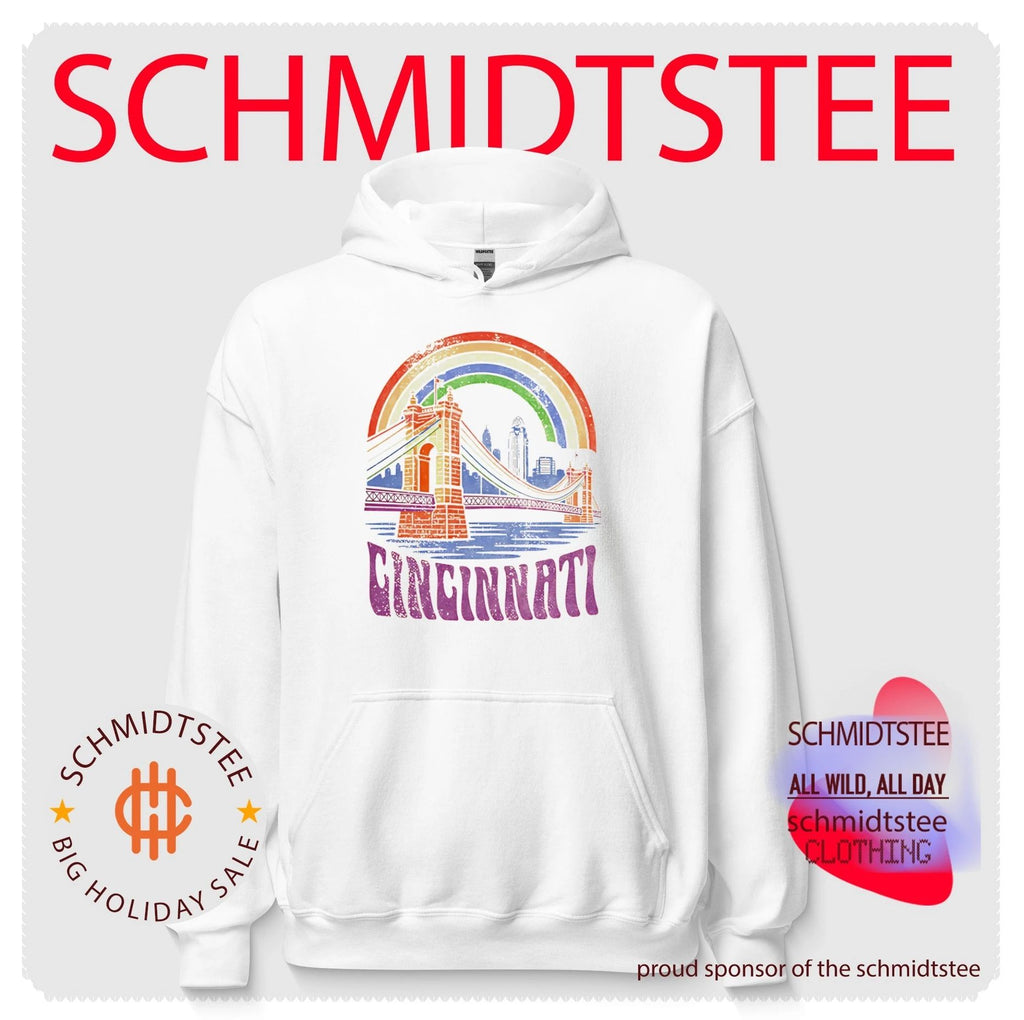 Cincinnati Rainbow Roebling Bridge Proud of our city shirt