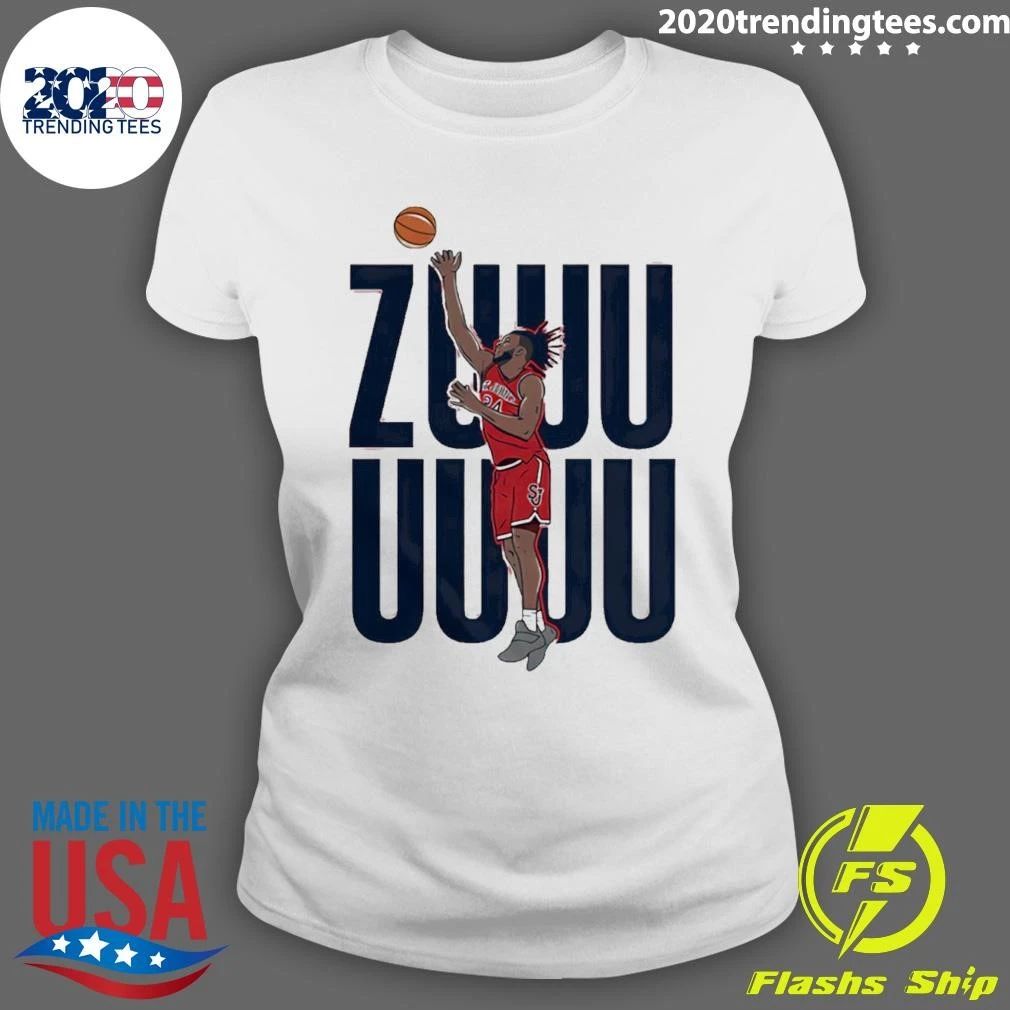 Zuby Ejiofor St John’s Red Storm Caricature Shirt