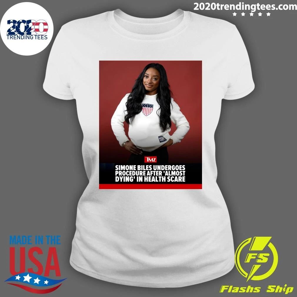 Simone Biles Undergoes Procedure After Almost Dying In Health Scare Shirt