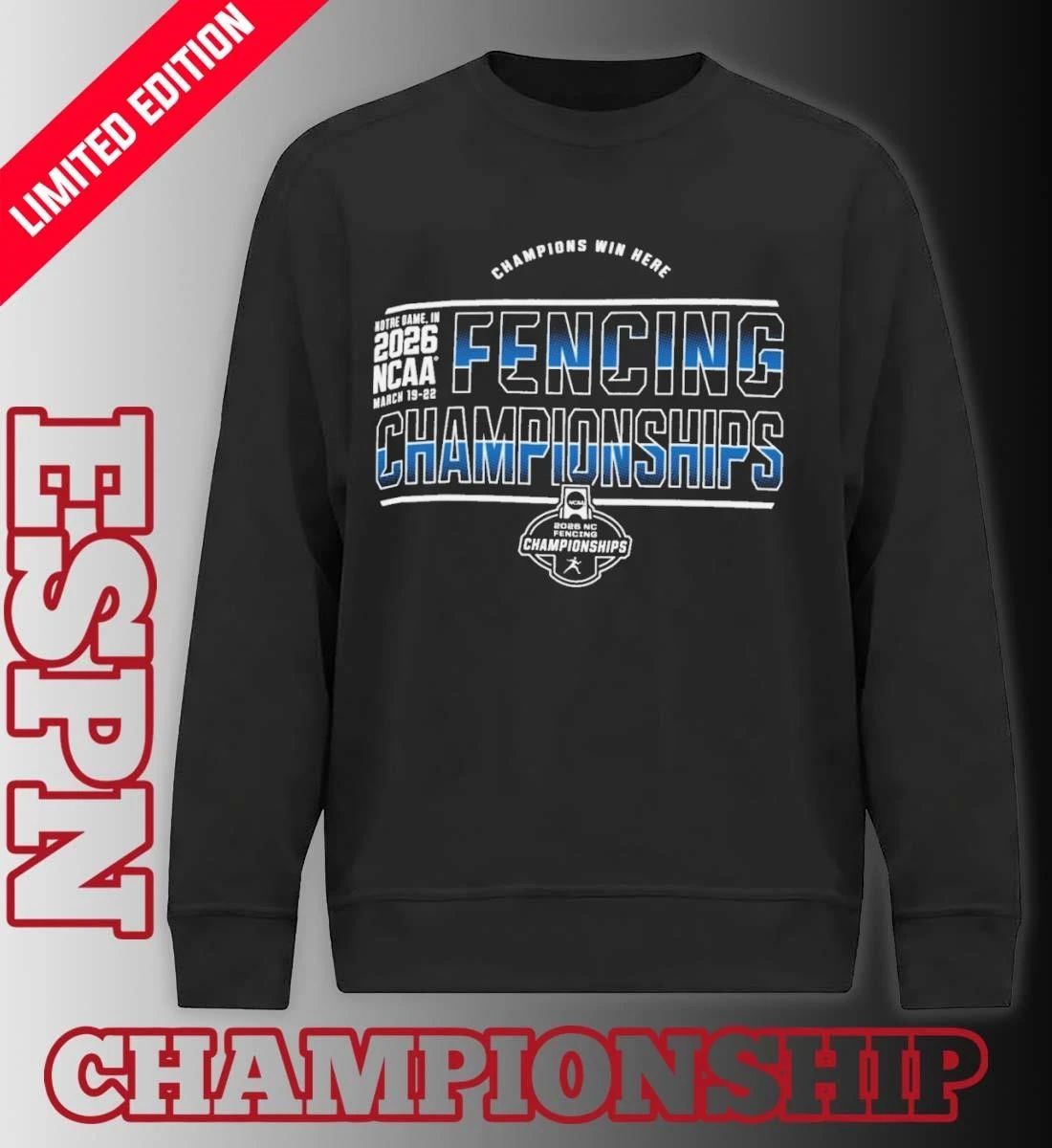 2026 NCAA Fencing Championships March 19-22 T-Shirt