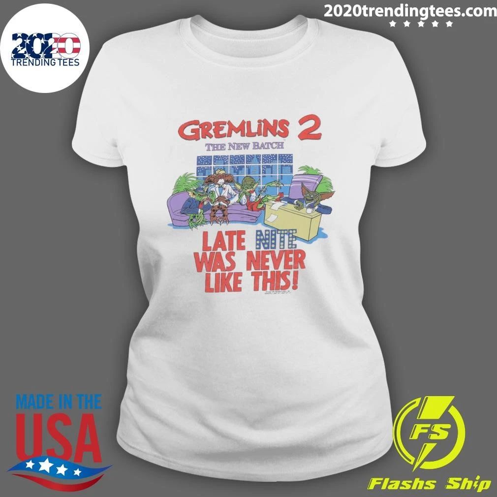 Gremlins 2 The New Batch Late Nite Was Never Like This 1990 Shirt