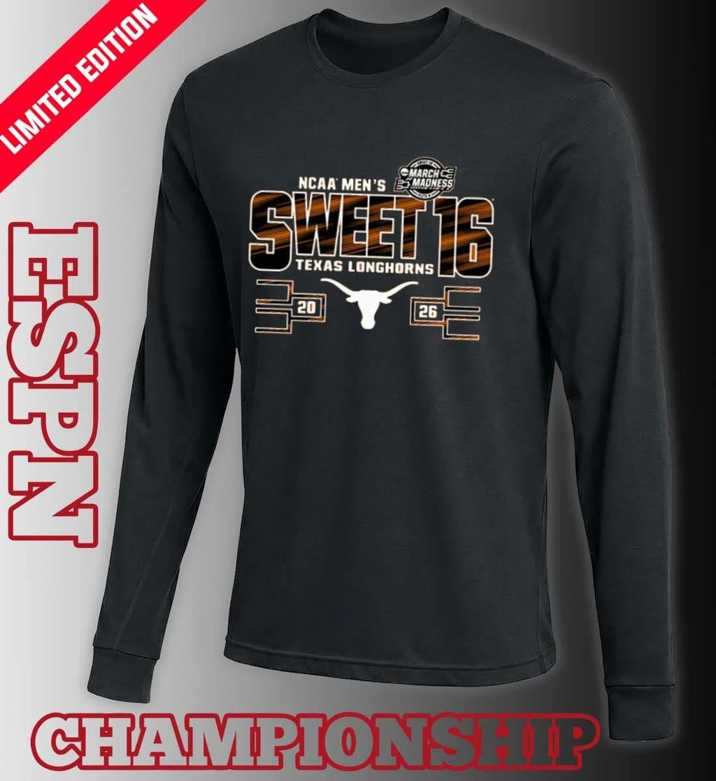 Texas Longhorns 2026 NCAA March Madness Sweet 16 Bound Net Shirt