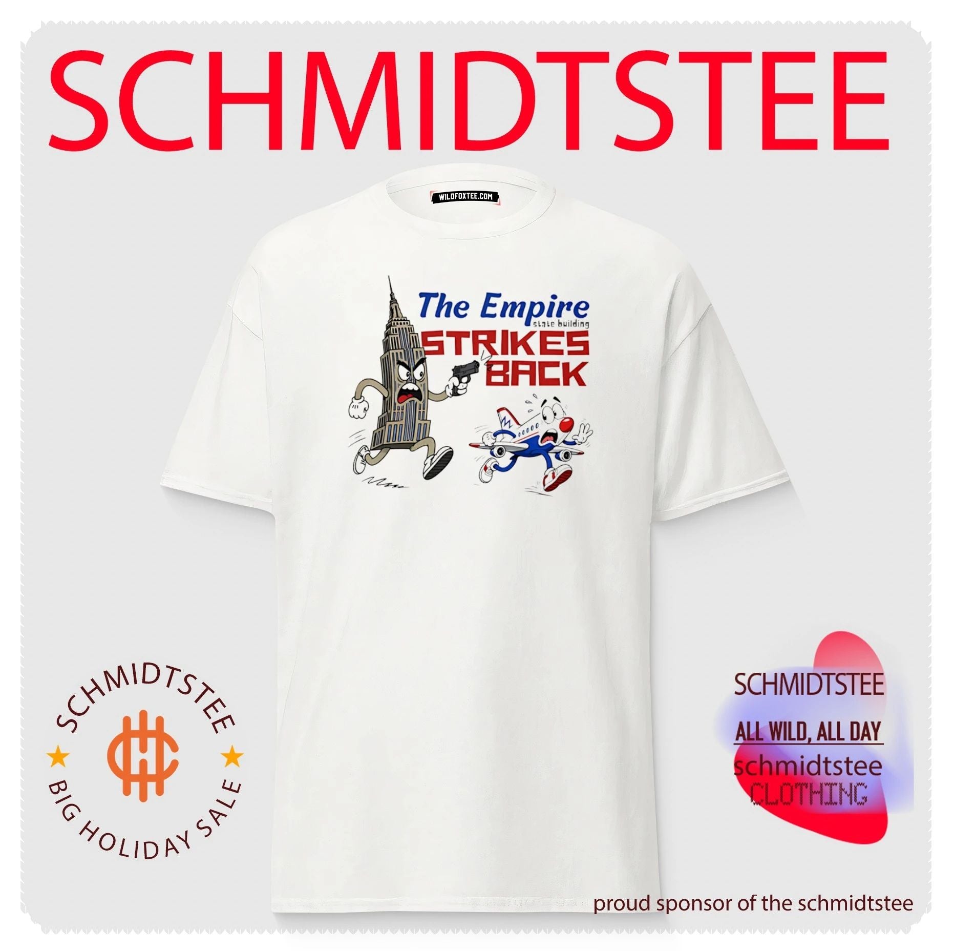 The Empire State Building Strikes Back New York City shirt