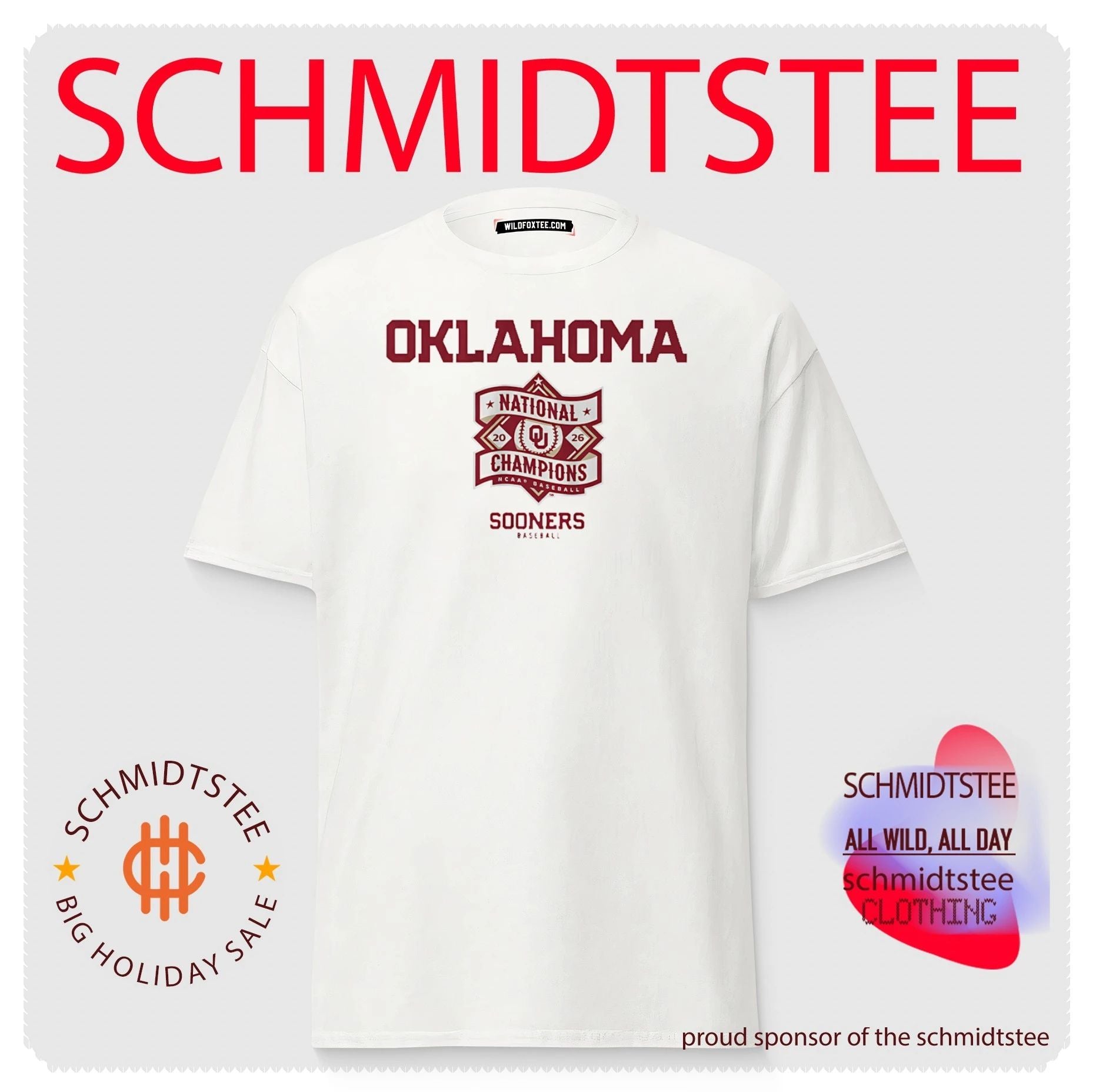 Oklahoma Sooners baseball 2026 NCAA Baseball National Champions classic shirt