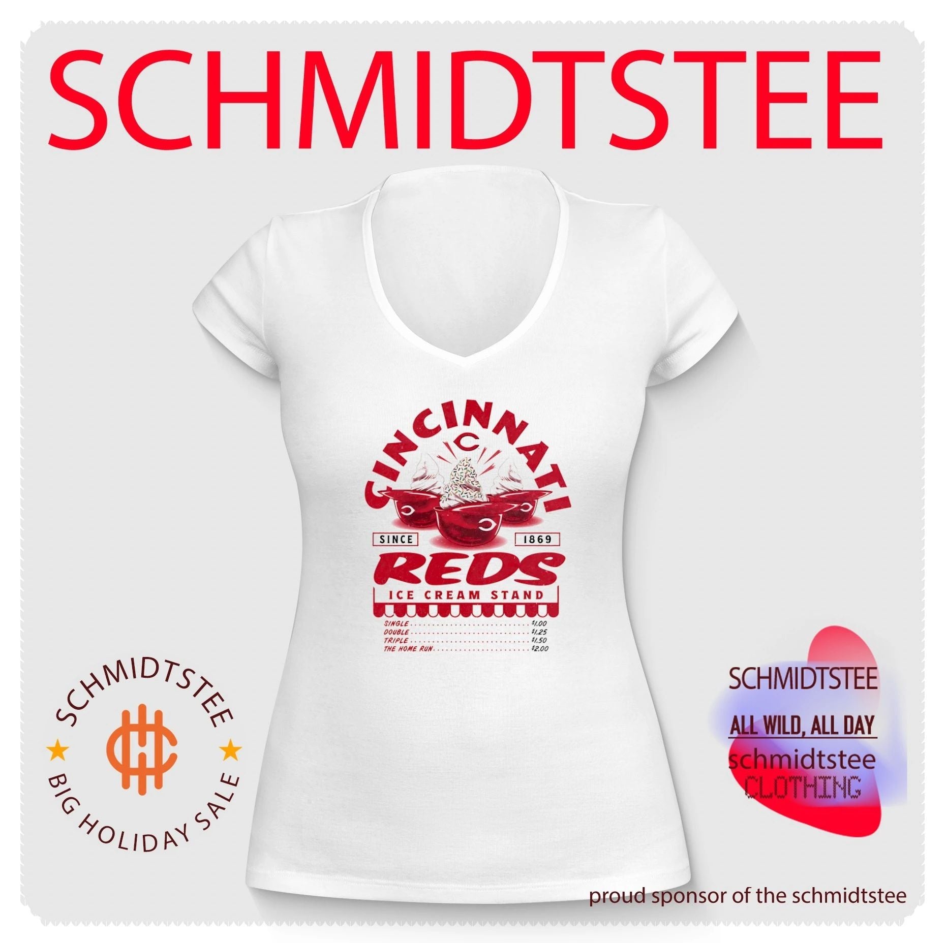 Cincinnati Reds Ice Cream Stand shirt