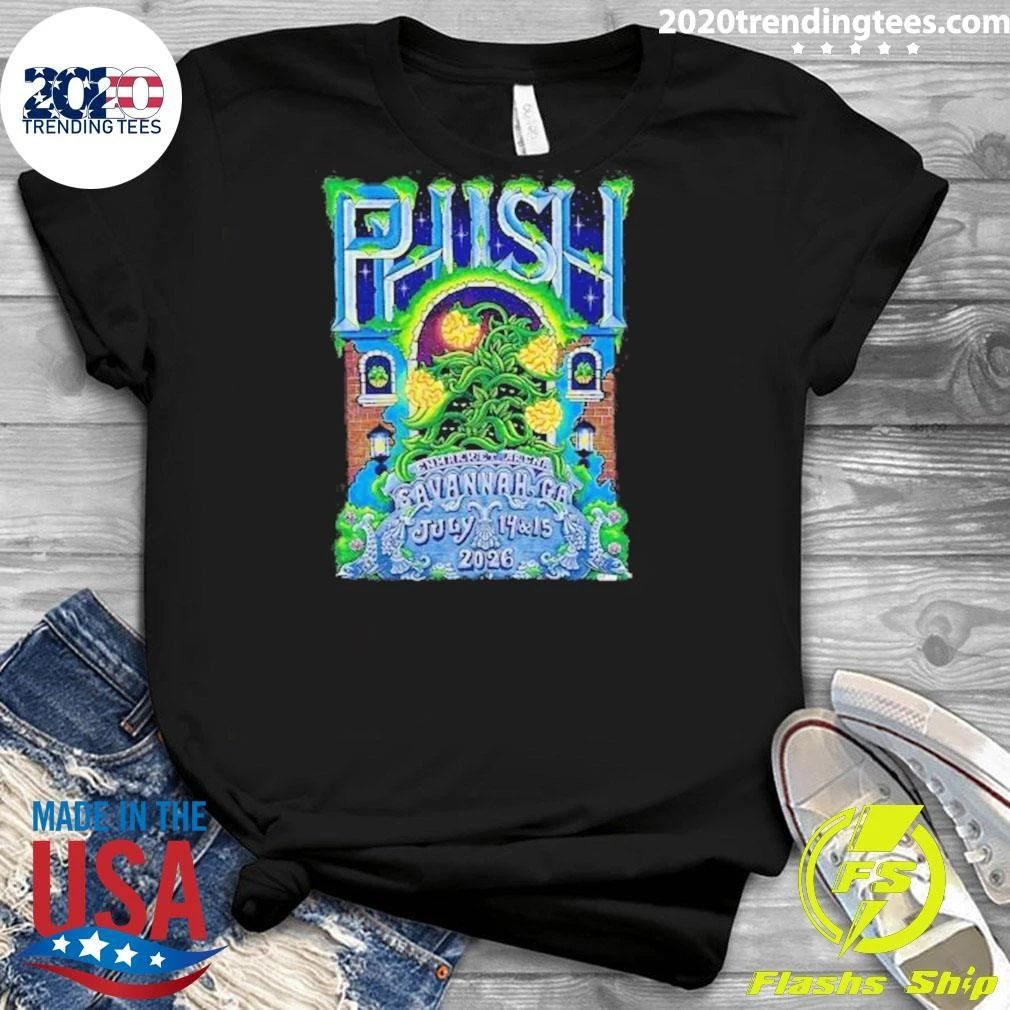 Phish Savannah Georgia At Enmarket Arena On July 14 and 15, 2026 Shirt