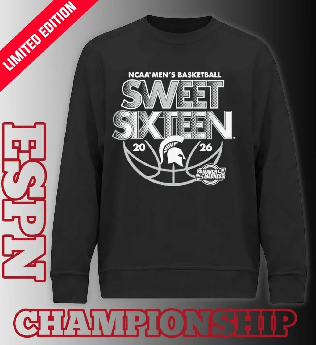 Sweet Sixteen 2026 Michigan State NCAA Men’s Basketball Shirt