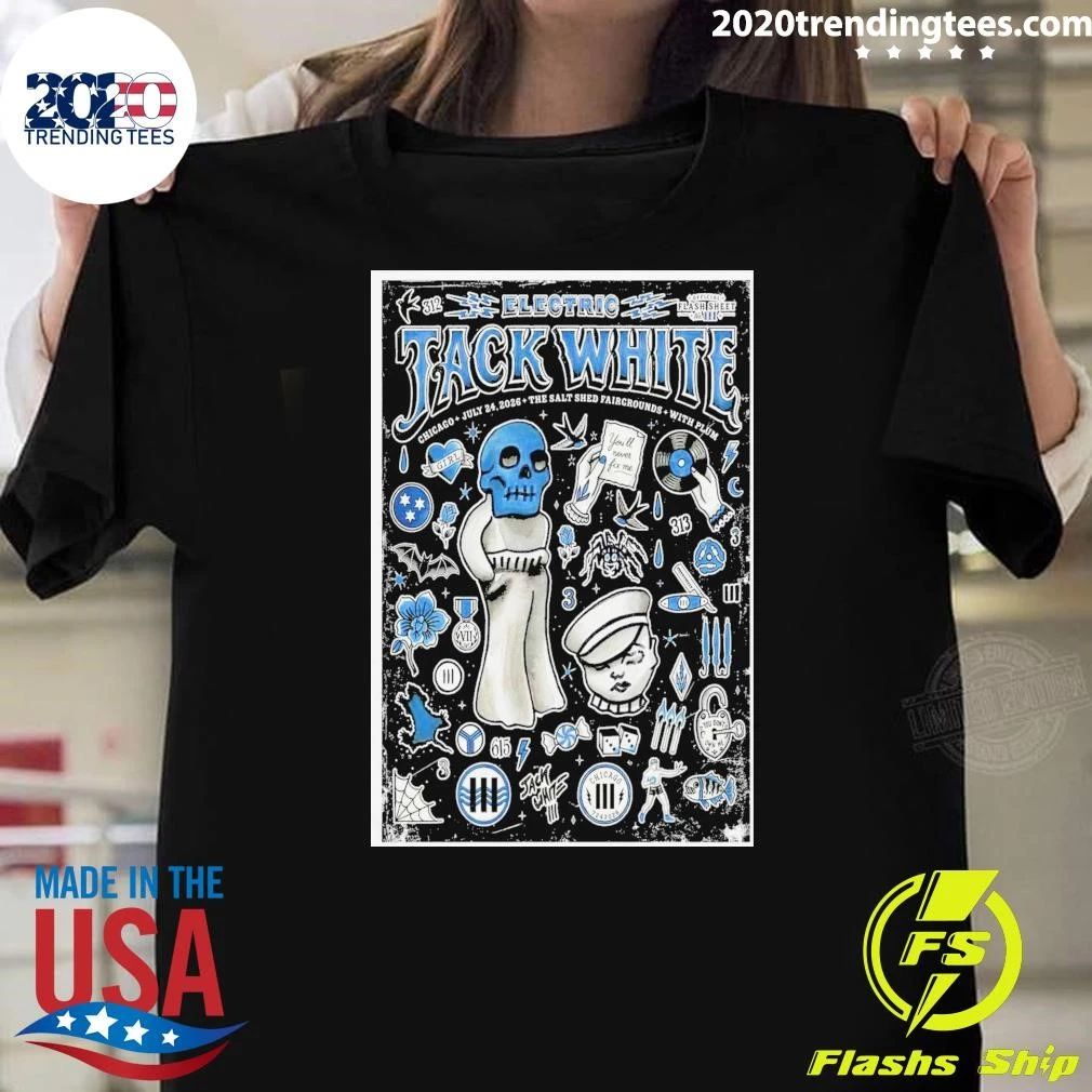 July 24 2026 Jack White Chicago Il The Salt Shed Shirt
