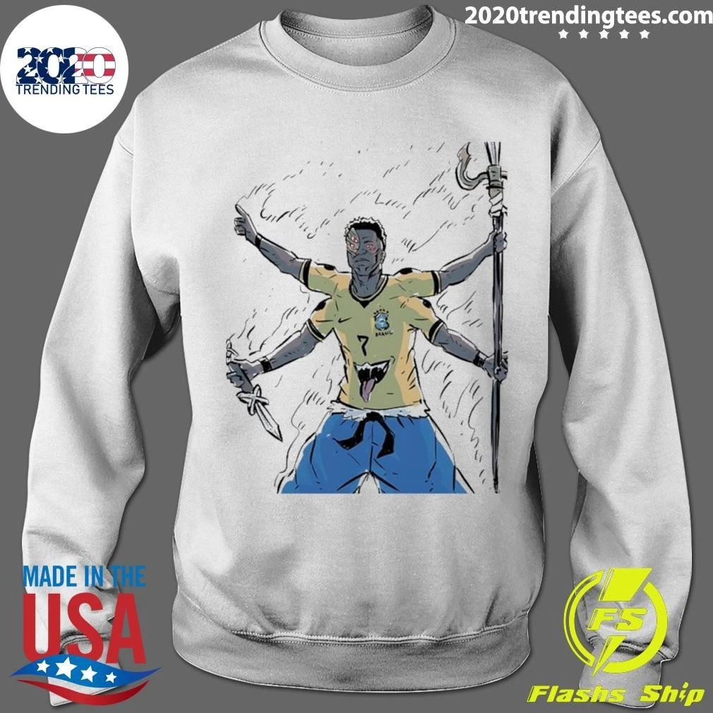 Vini Jr. Brazil Ryomen Sukuna Shirt