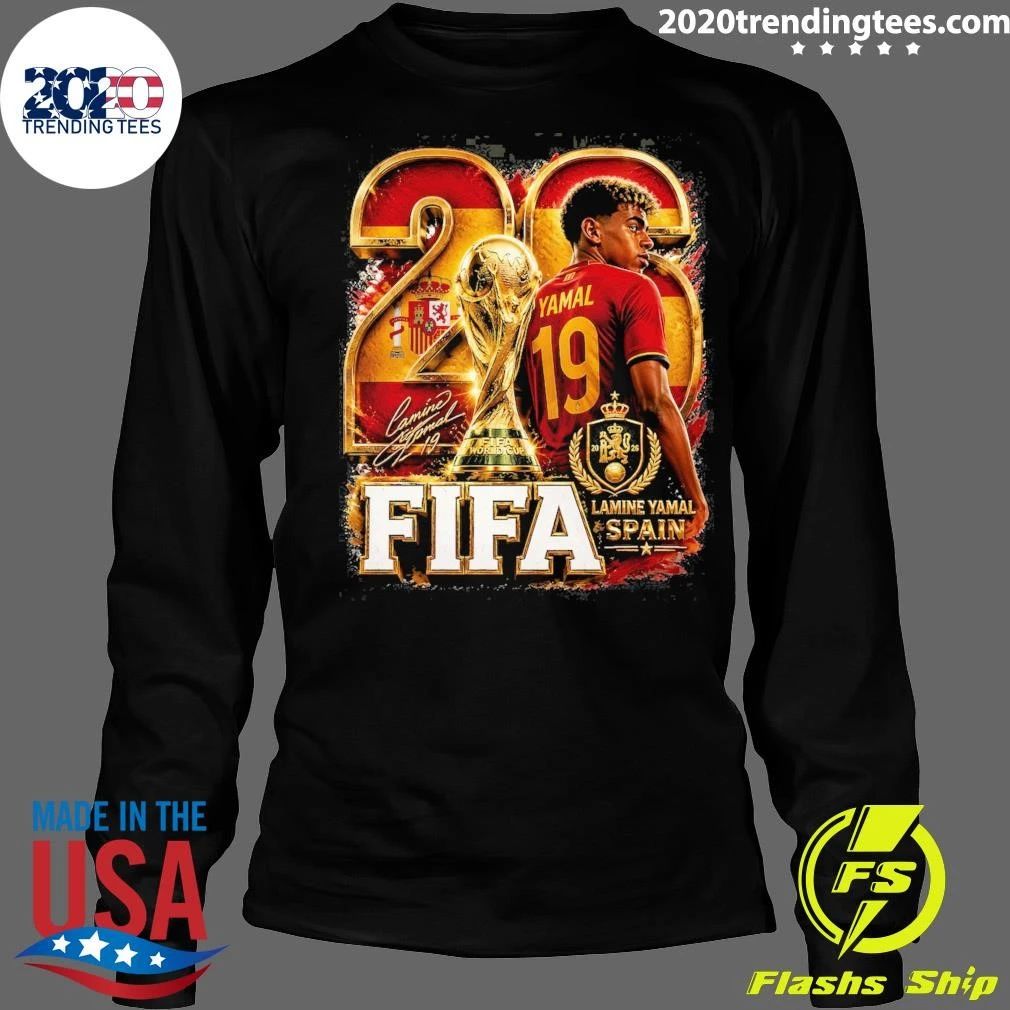 Lamine Yamal Spain Football World Cup 2026 Sublimation Vintage Shirt