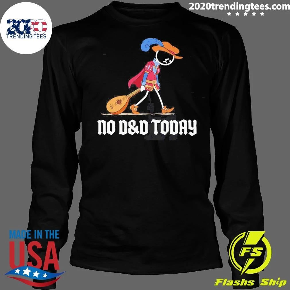 No D&d Today Bard Cartoon Shirt