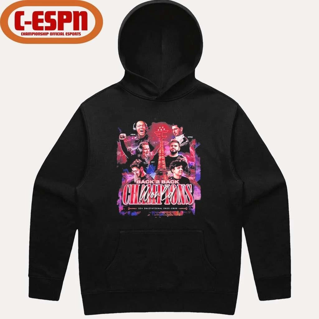 FaZe Clan Back 2 Back World Champions Six Invivational Shirt