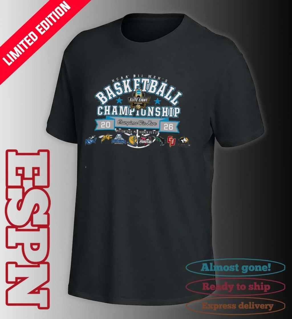 2026 NCAA Division II Men’s Basketball Championship – 8 Teams T-Shirt