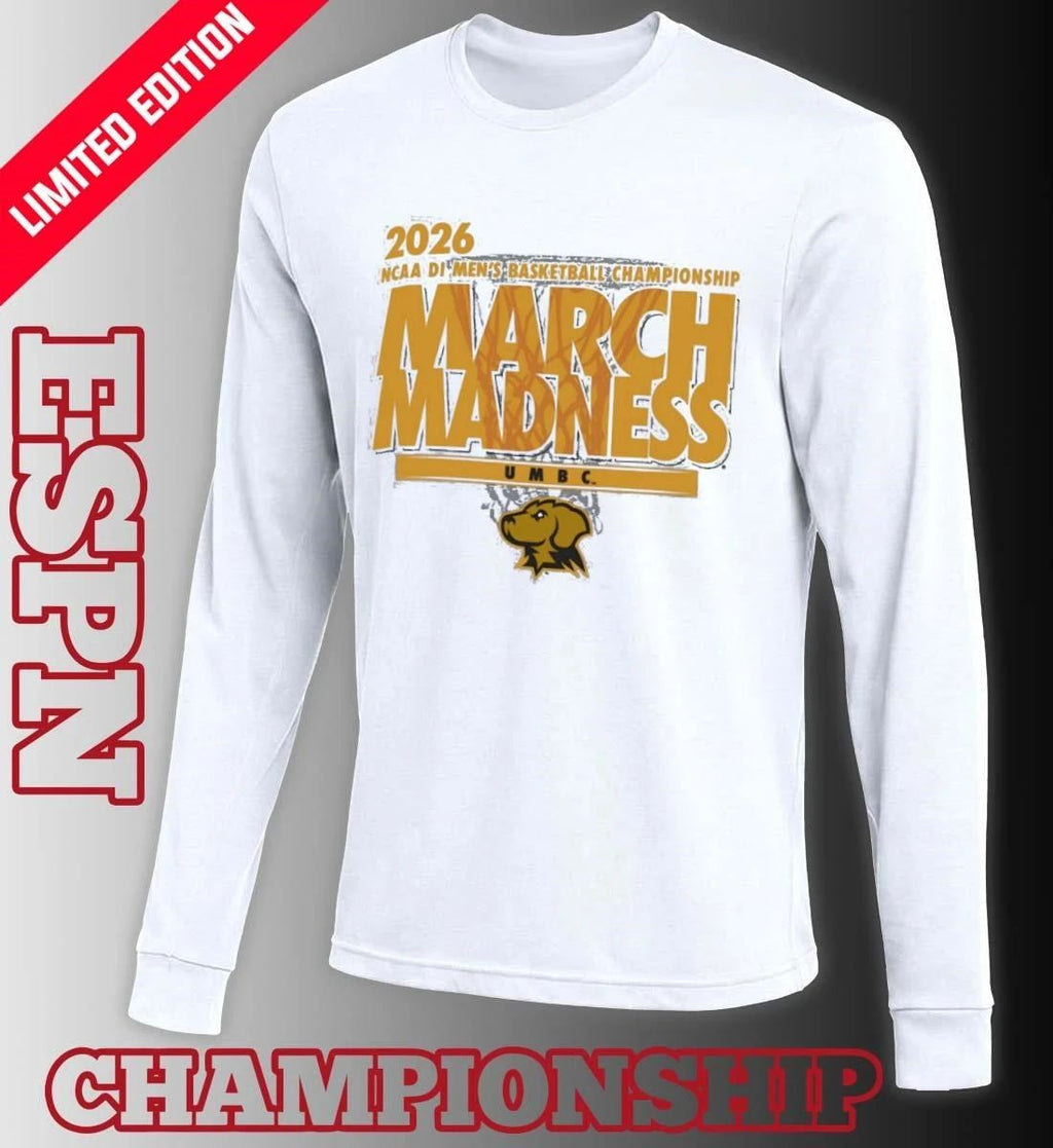 UMBC Retrievers 2026 NCAA DI Basketball March Madness – First Four Shirt