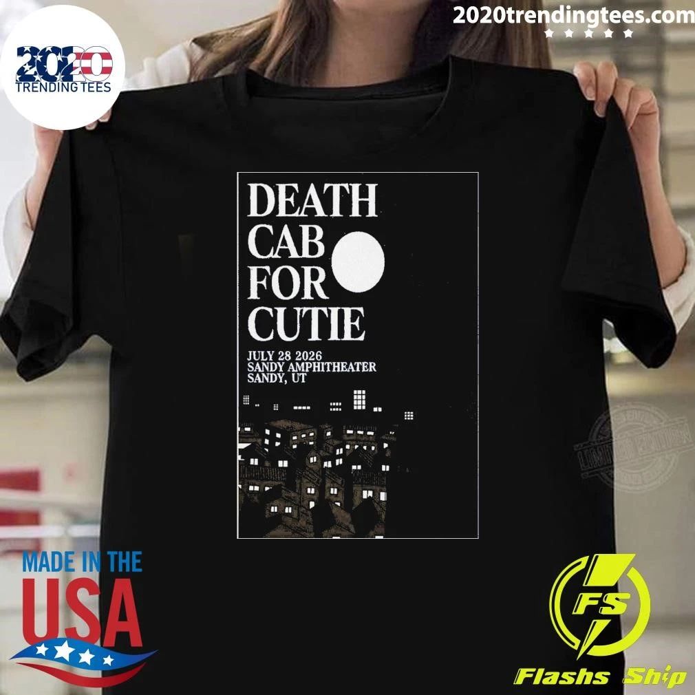 Death Cab for Cutie Concert Sandy, Utah Shirt
