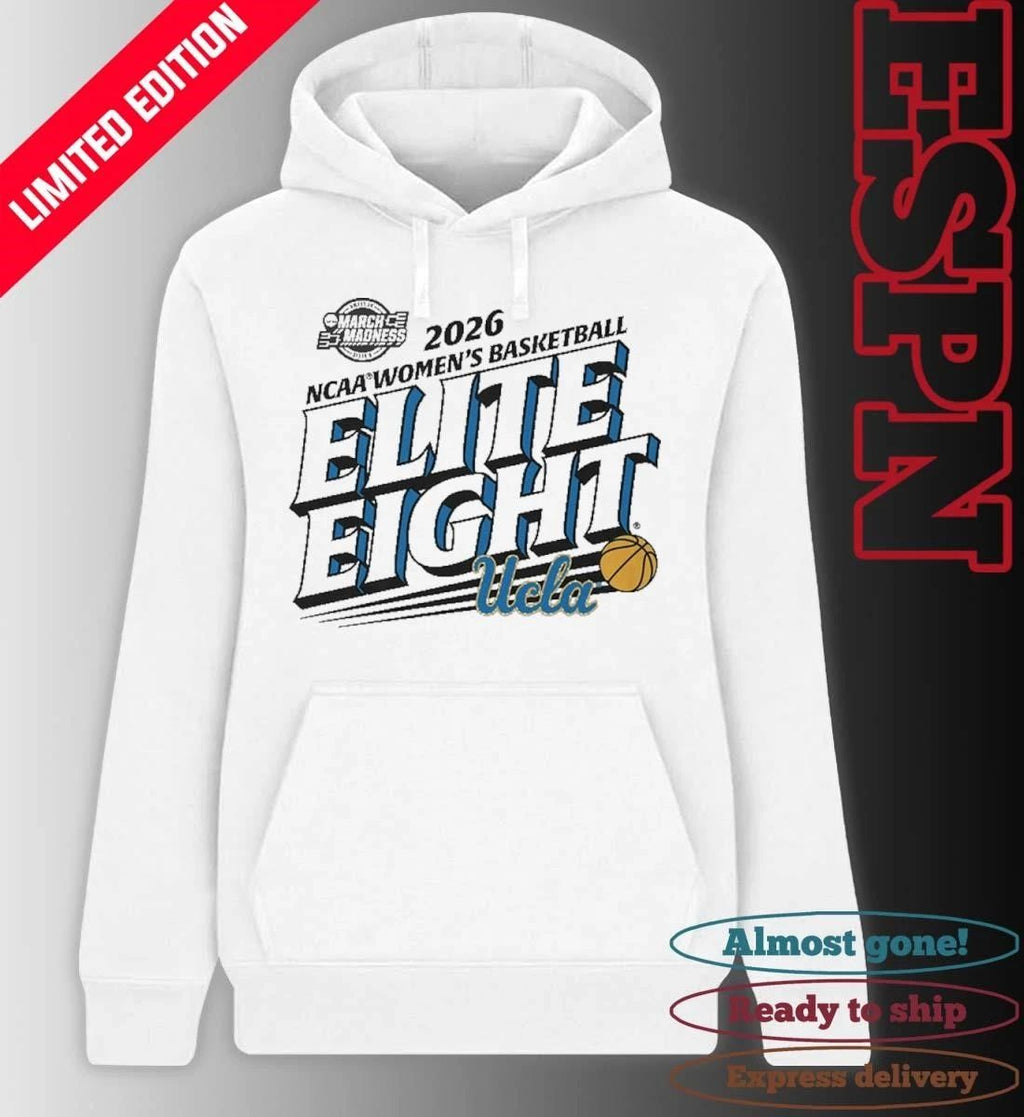 UCLA Bruins Elite Eight 2026 NCAA Women’s Basketball Tournament T-Shirt