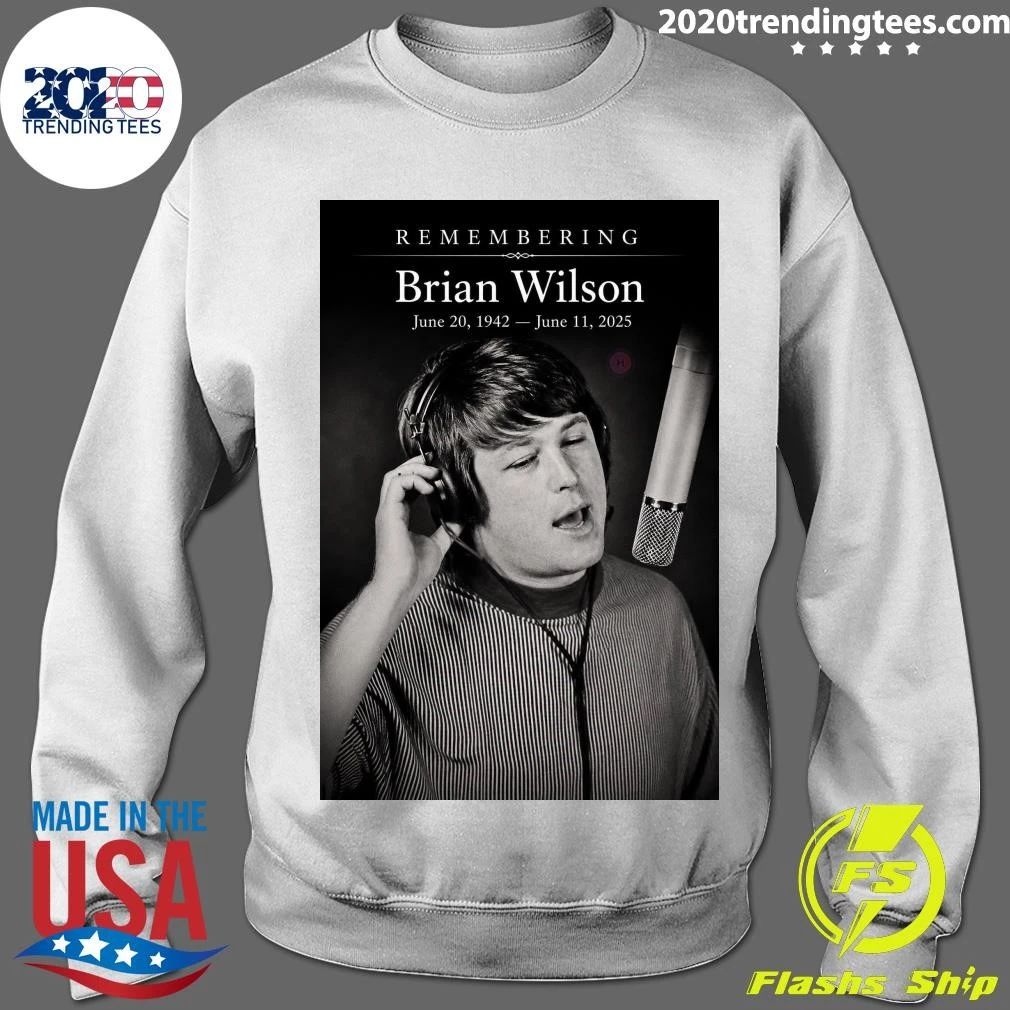 Remembering Brian Wilson June 20, 1942 — June 11, 2025 Shirt